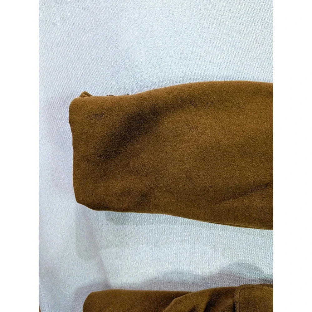 James S Lee & Co Blazer Mens 38 Brown Fair 100% Scottish Cashmere Sport Coat